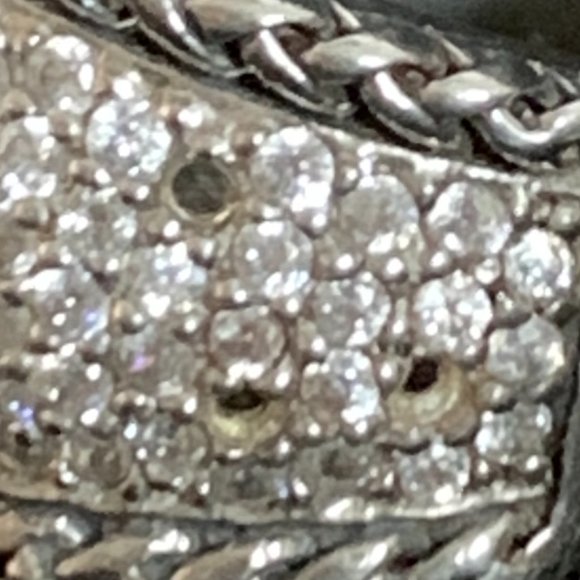 Cubic Zirconia Pavé Statement Ring in Sterling Silver - Picture 3 of 6